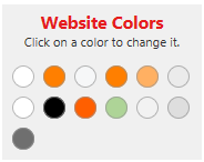 colore del sito Web